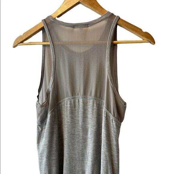 PINK Tropical Graphic Mesh Top Modal Blend Light Casual Tank Top XS - Picture 4 of 8